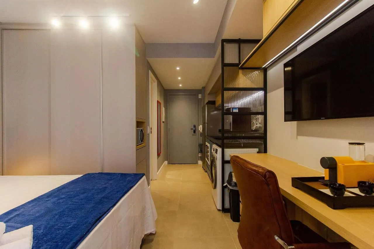 Studio Proximo A Av Paulista Com Piscina No Rooftop E Sauna - Belint 02 Apartment Sao Paulo