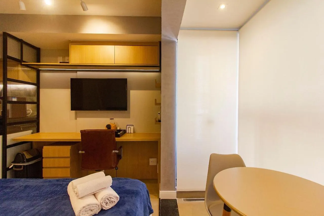 Studio Proximo A Av Paulista Com Piscina No Rooftop E Sauna - Belint 02 Apartment Sao Paulo